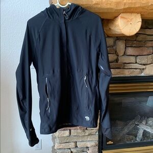 Mountain Hardware  black raincoat Stretch Ozonic  Jacket - Women